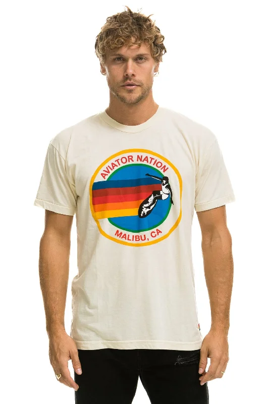 AVIATOR NATION MALIBU TEE - VINTAGE WHITE