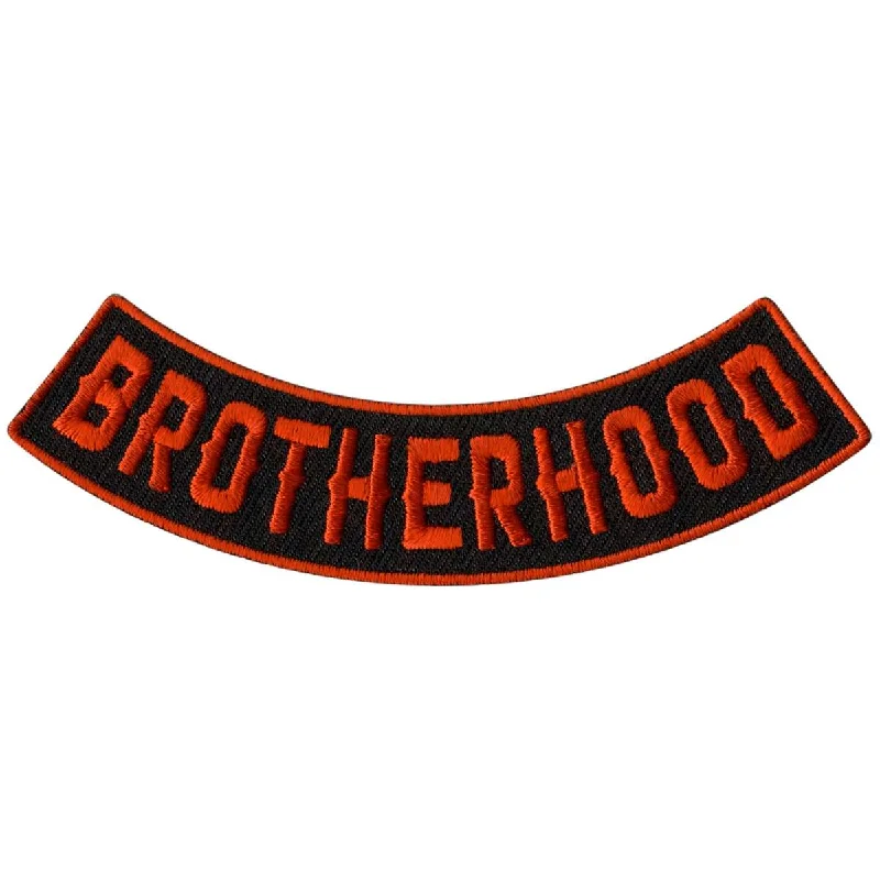 Hot Leathers Brotherhood 4” X 1” Bottom Rocker Patch PPM5116