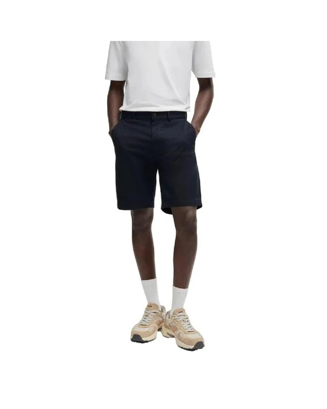 Hugo Boss Cotton Bermuda Shorts with Elastane Blend