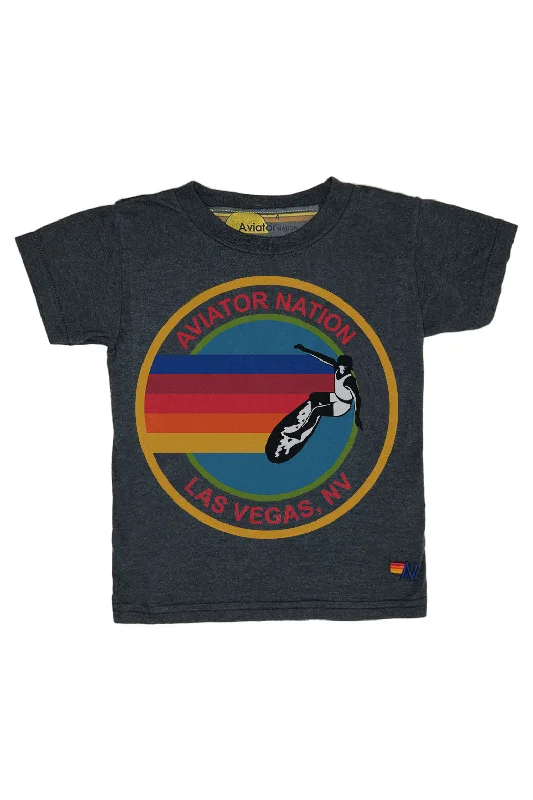 KID'S AVIATOR NATION LAS VEGAS TEE - CHARCOAL