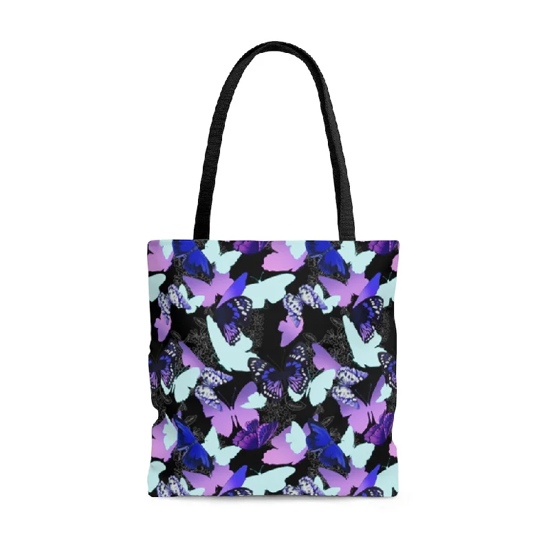 Butterfly Tote Bag (Black)