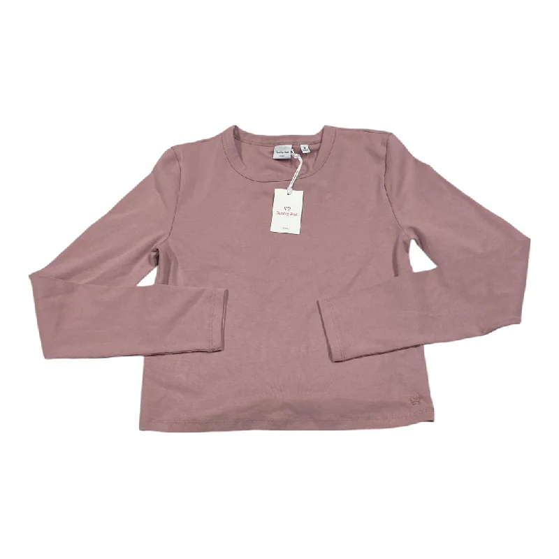 Top Long Sleeve By Cmc In Mauve, Size: M