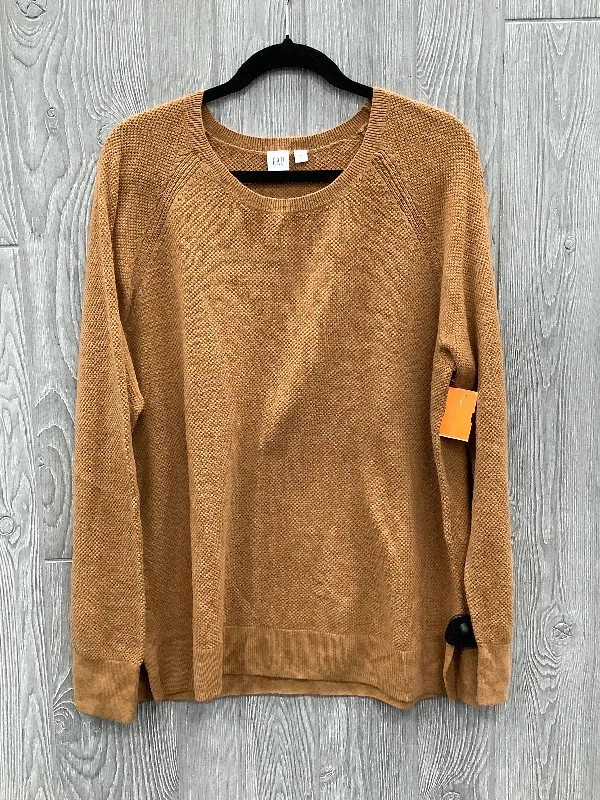 Top Long Sleeve By Gap In Bronze, Size: Xl