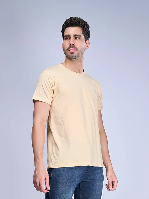 Men Cotton Sandal Half Sleeves Expert Tee - ET15