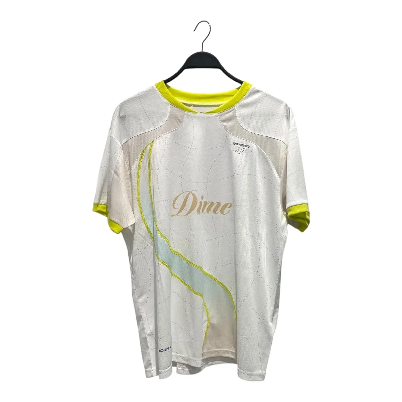 Dime/T-Shirt/L/Polyester/WHT/Soccer Jersey CA59648