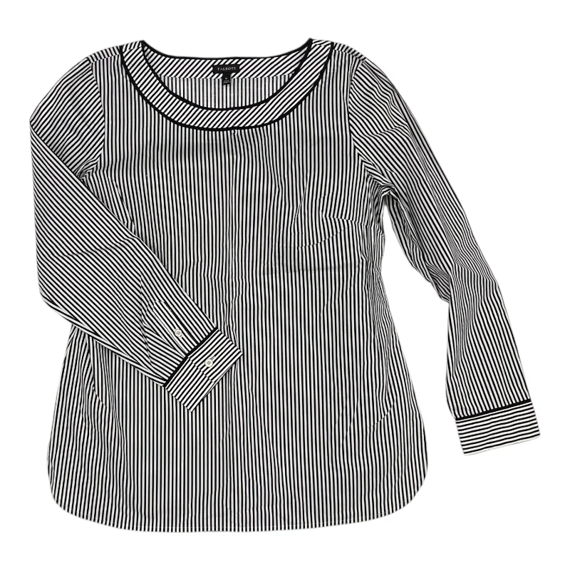 Top Ls By Talbots In Black & White, Size:M