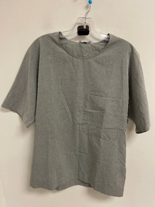 Tunic Long Sleeve By Cos In Grey, Size: S