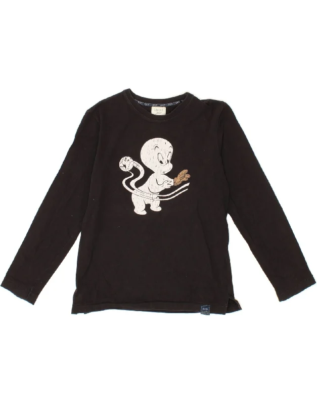 LIU JO Girls Casper The Ghost Graphic Top Long Sleeve 10-11 Years Black