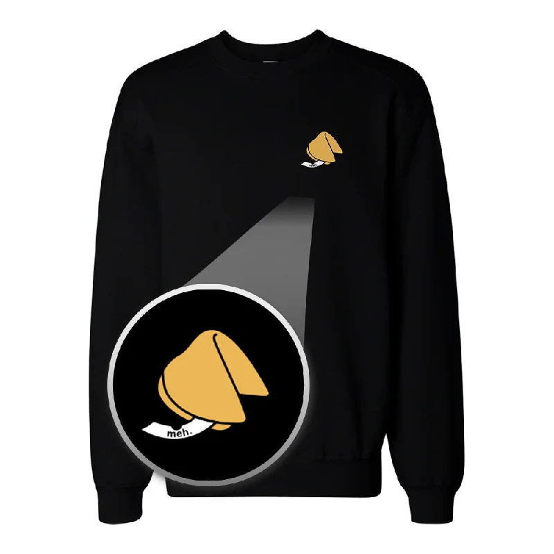 Fortune Cookie Meh. Pocket Print Sweatshirt Unisex Sweat Shirt