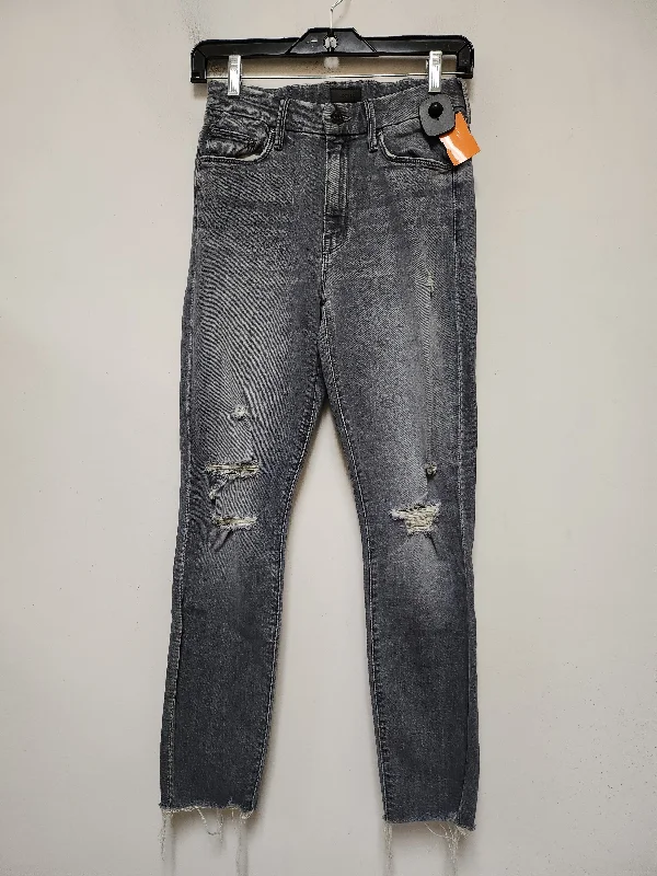 Jeans Skinny By Mother In Grey Denim, Size: 2