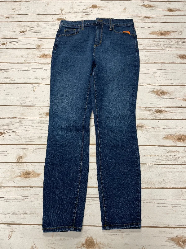 Jeans Skinny By Universal Thread In Blue Denim, Size: 8