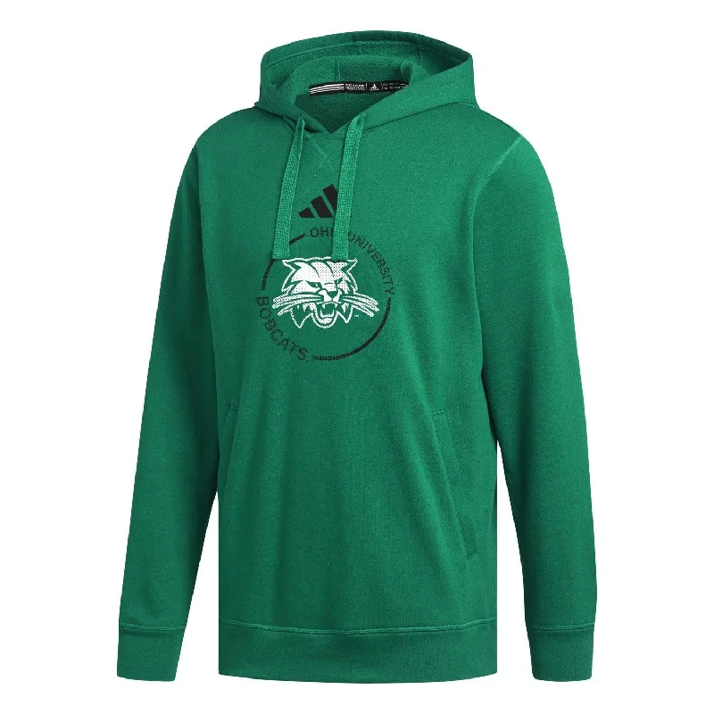 Ohio Bobcats Men's Adidas Circle Fleece Hoodie