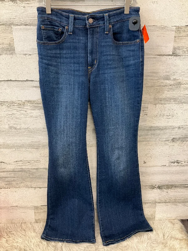 Jeans Flared By Levis In Blue, Size: 8