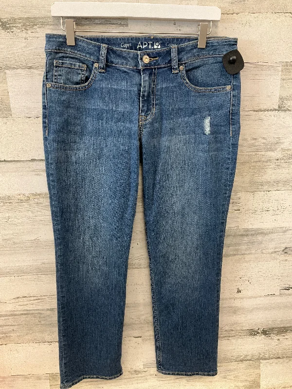 Jeans Straight By Apt 9 In Blue, Size: 8