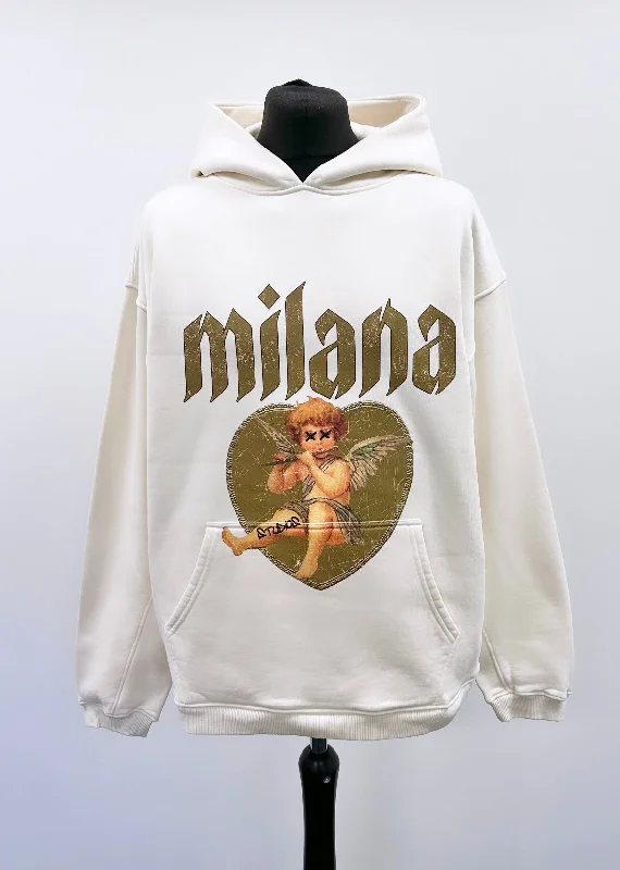 Cream Cherub Heavyweight Hoodie.