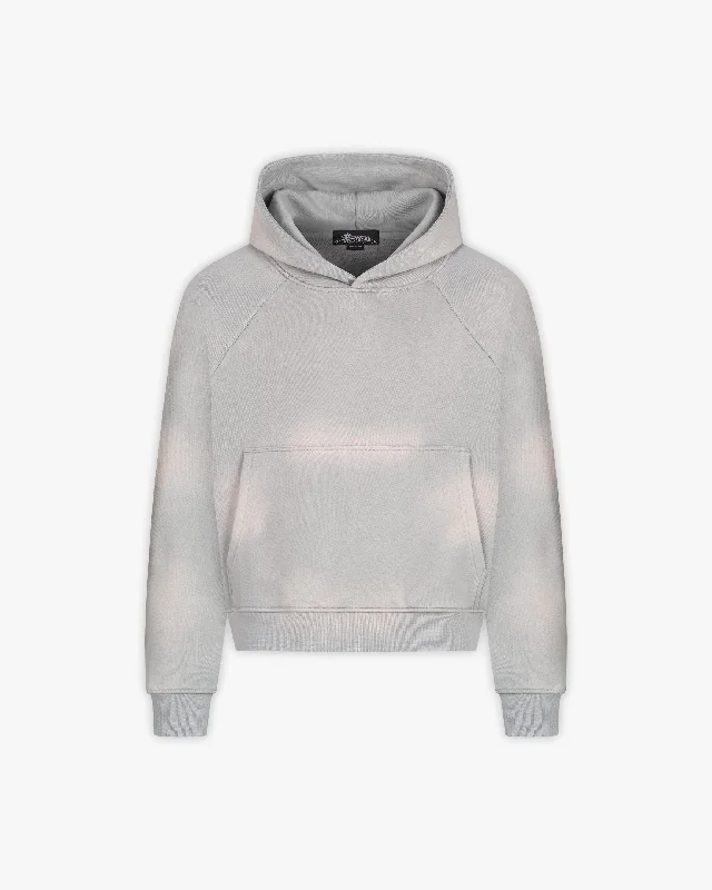 FADED WASH HOODIE GREY