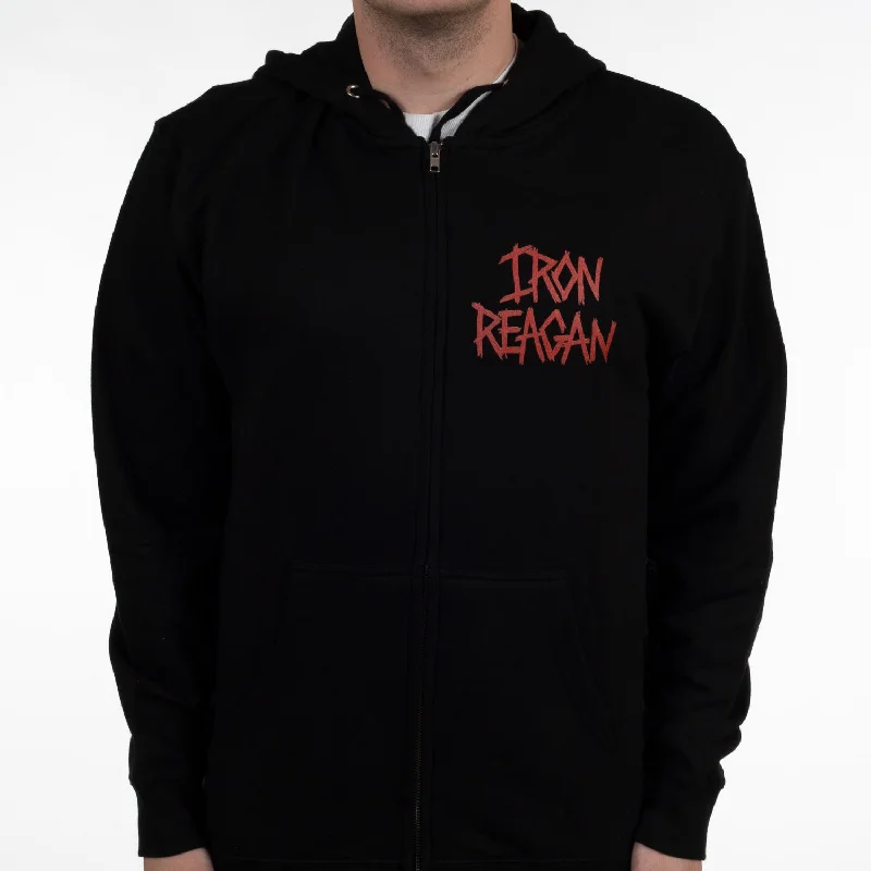 Iron Reagan "Red Logo" Zip Hoodie