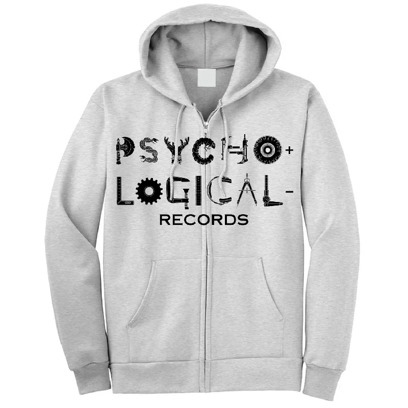 Necro "Psycho+Logical-Records OG Logo" Zip Hoodie