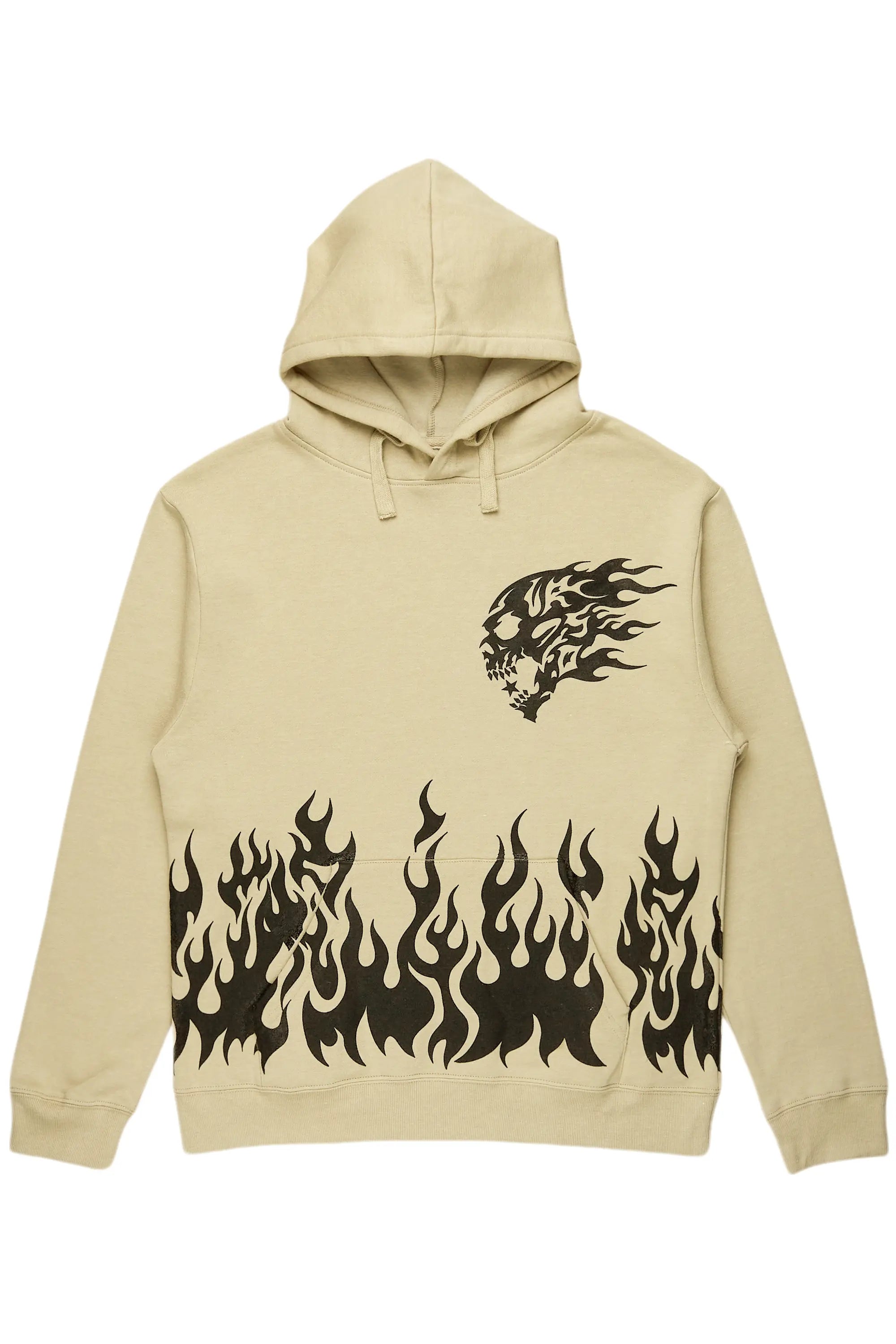 Bubble Oatmeal Graphic Hoodie