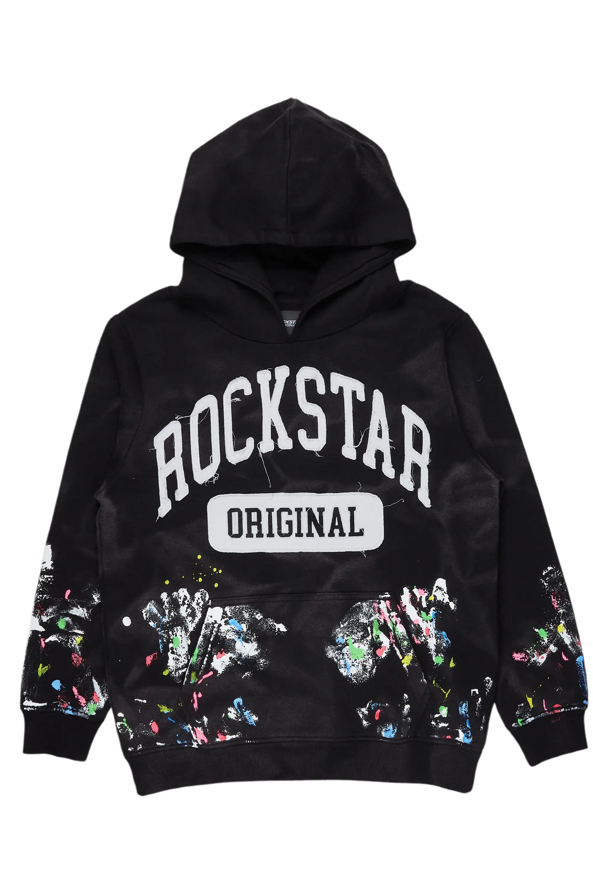 Balta Black Graphic Painter Hoodie