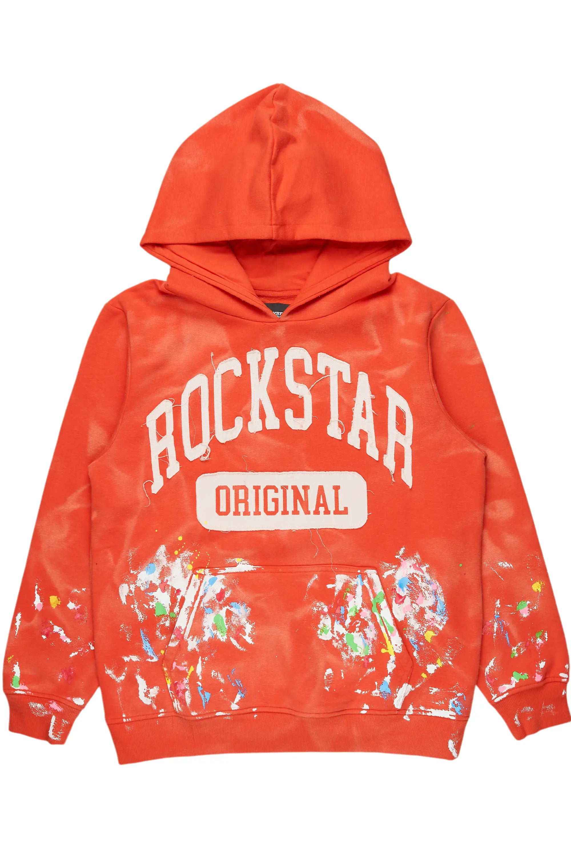 Balta Orange Graphic Painter Hoodie