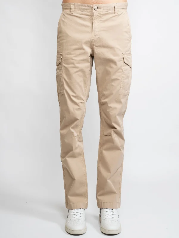 Pantaloni Cargo Beige