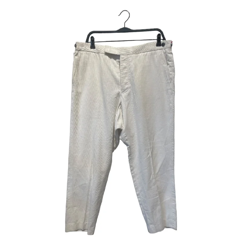 THOM BROWNE. NEW YORK/Pants/1/Cotton/WHT/CORDUROY