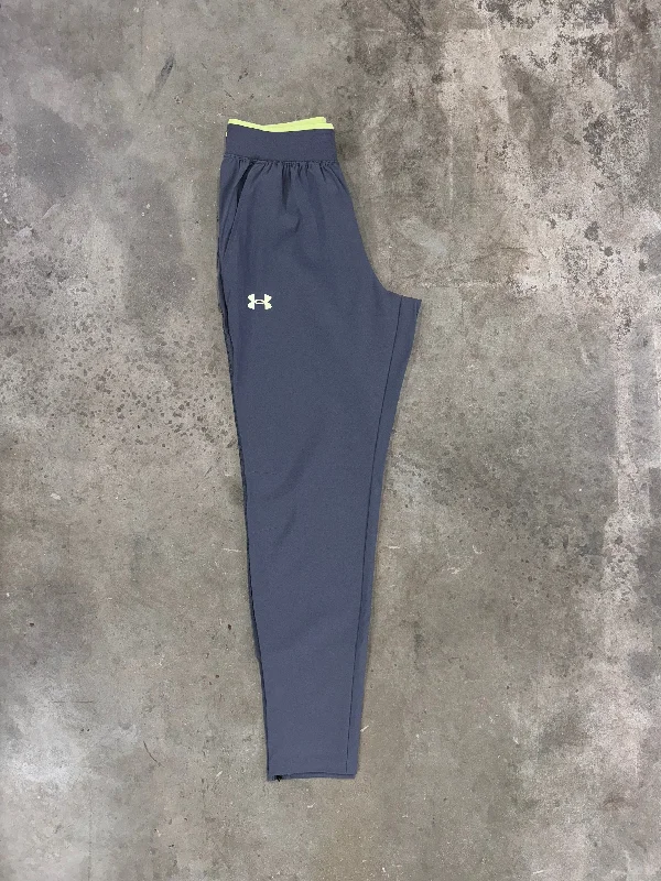 Under Armour Launch Pants - Grey / Morph Green